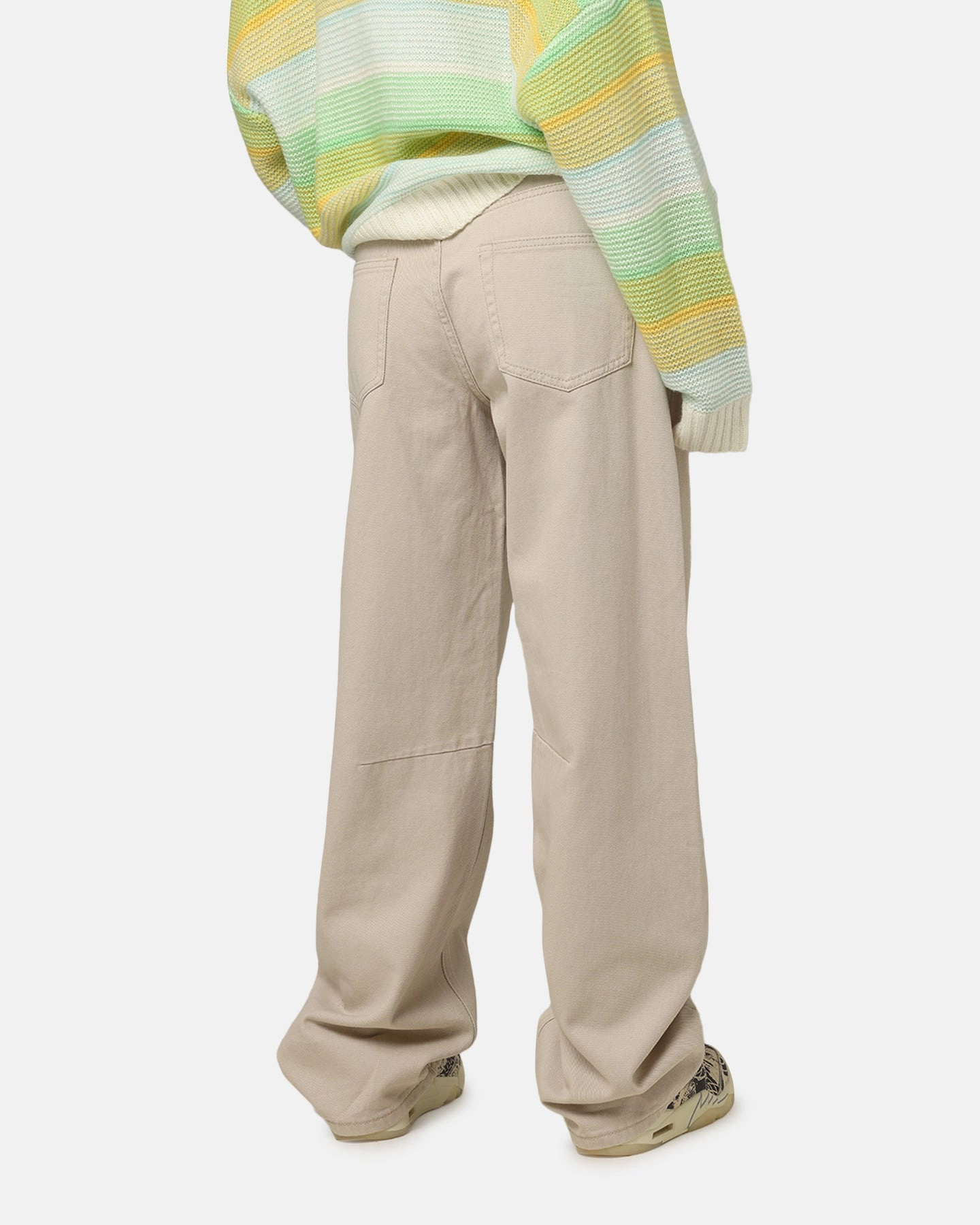 Windproof Membrane XXIII Women's Buckle Baggy Jeans Sand
