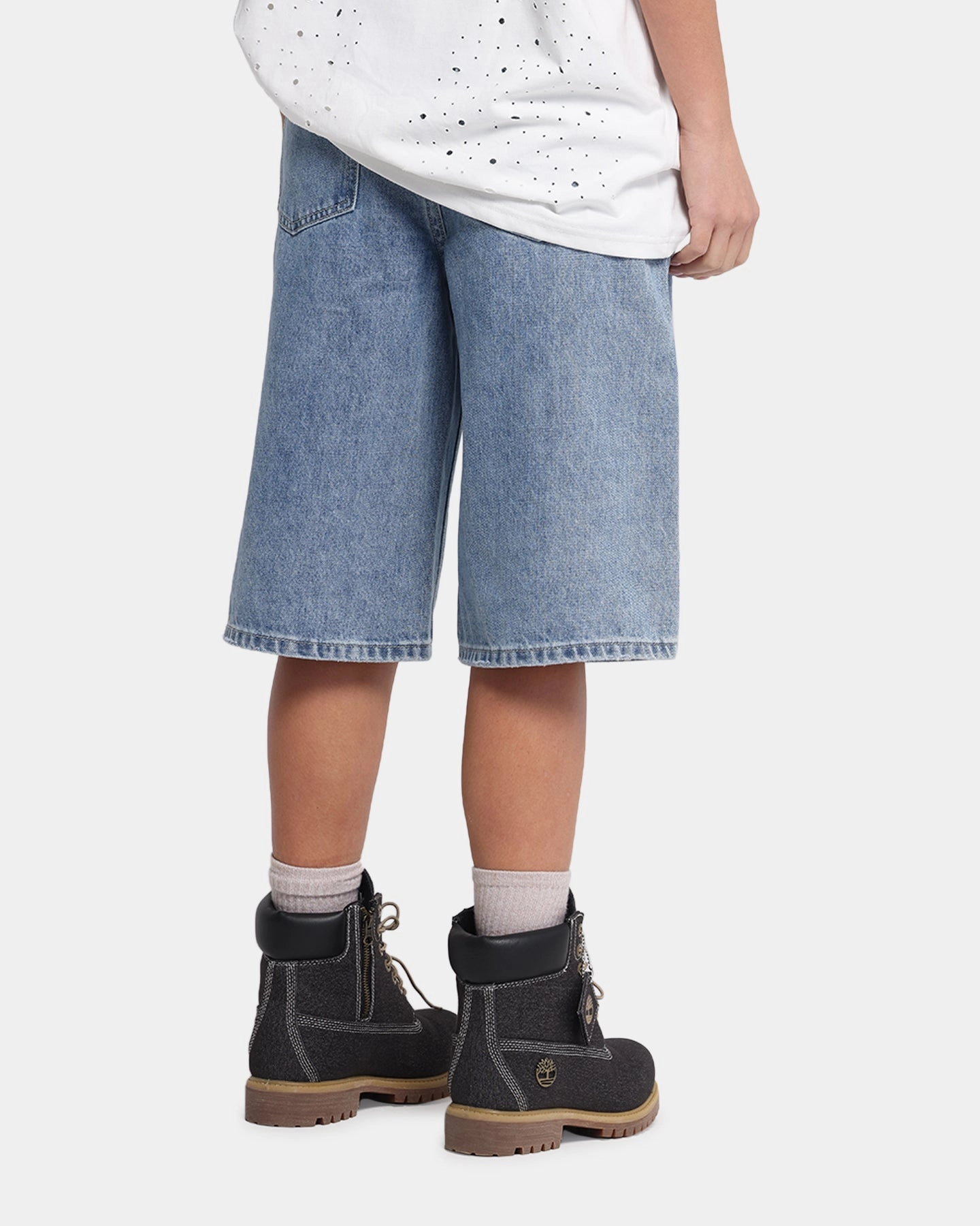 Durable Activewear Button front XXIII Women's Low Rider Jorts Blue Denim