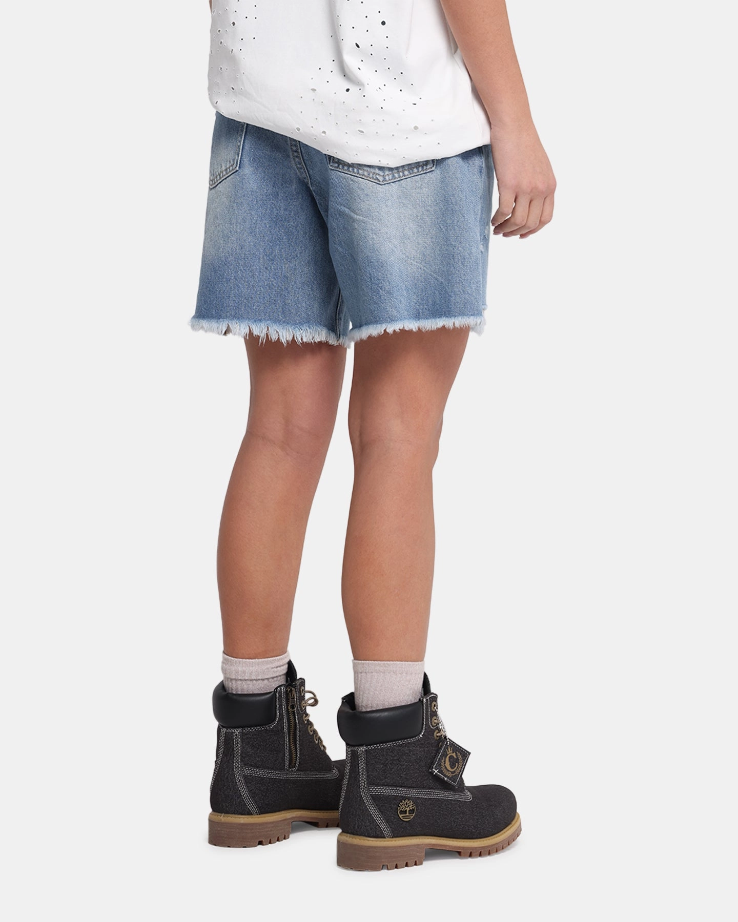 XXIII Women's Relaxed Denim Shorts Blue Denim Practical Style hypoallergenic