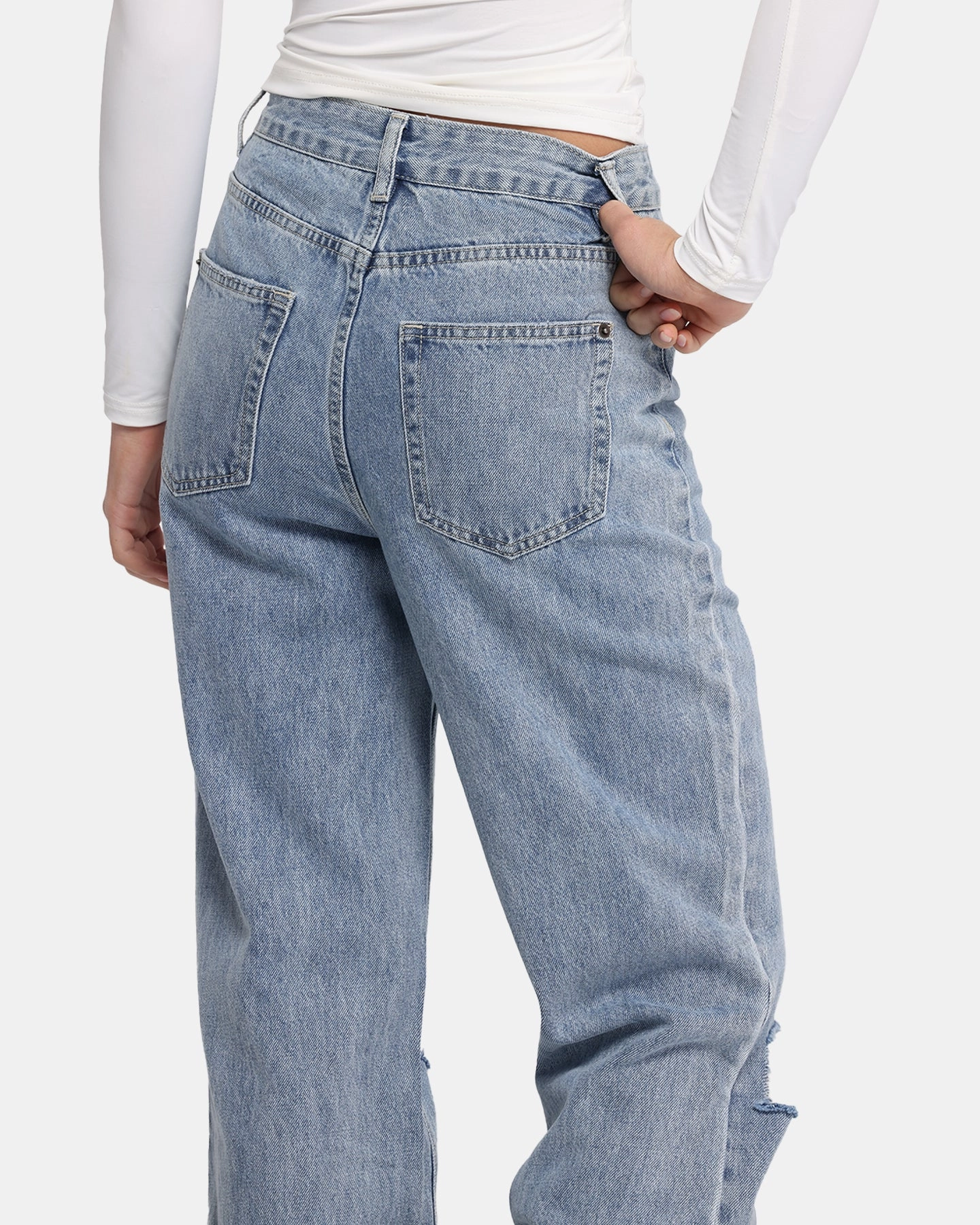 Essential Comfort Wear Comfort Focus XXIII Women's Straight Leg Jeans Blue Denim
