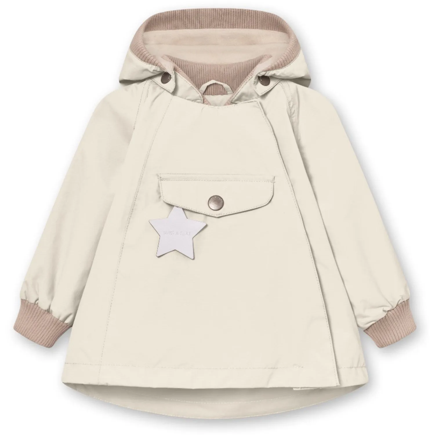 All Seasons Mini A ture Sandshell Wai Fleece Lined Spring Jacket. GRS