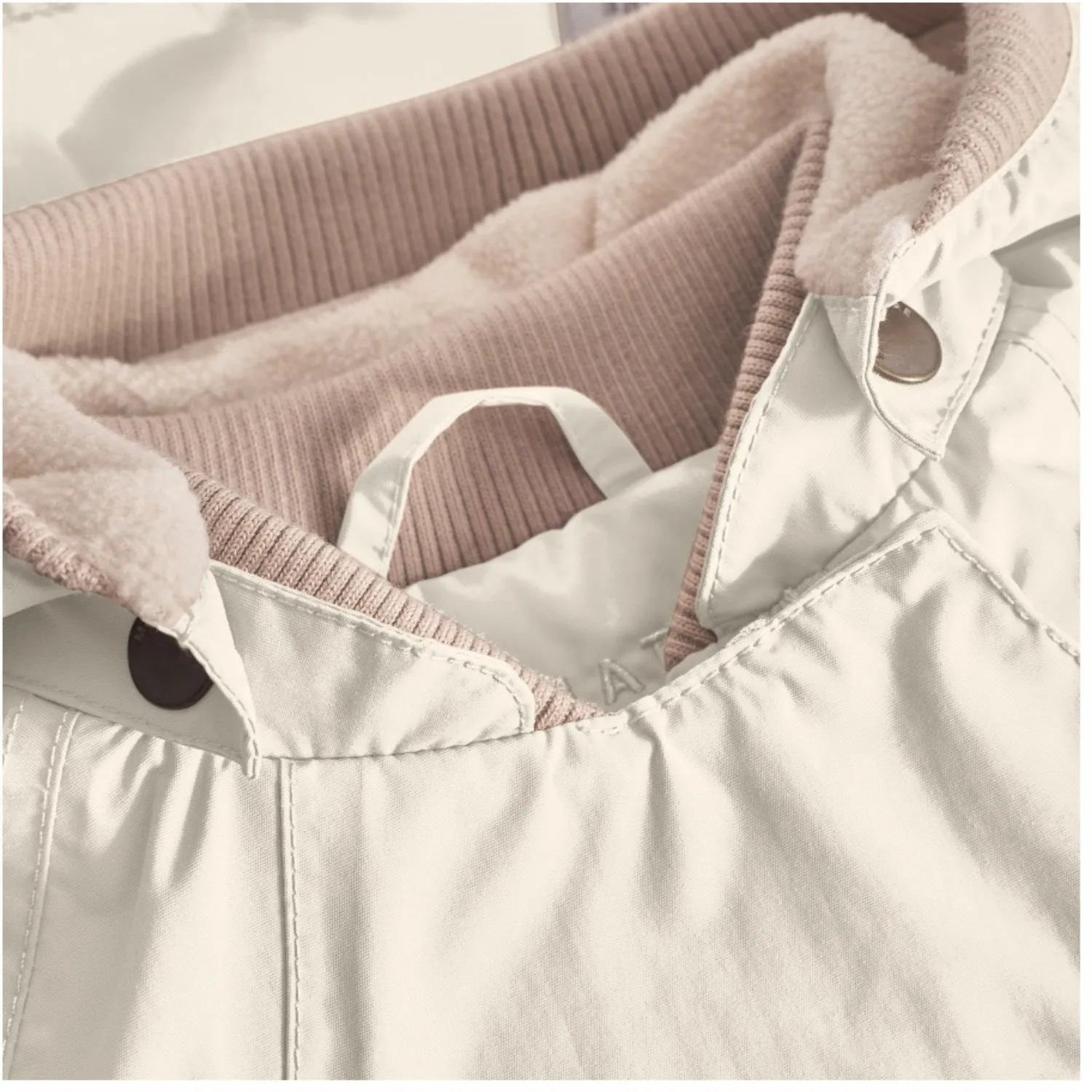 Elegant Styling Mini A ture Sandshell Wai Fleece Lined Spring Jacket. GRS