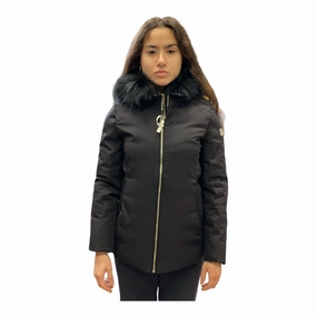Adjustable Hood Yes Zee Cappotto Bimba con Cappuccio O051/QZJJ 081 nero