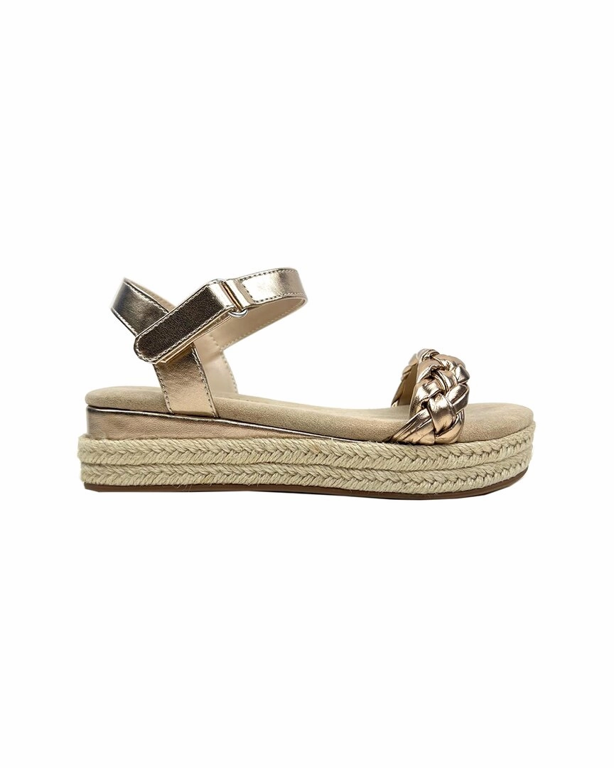 Yosi Samra Miss April Wedge Sandal Padded look Pace Balance