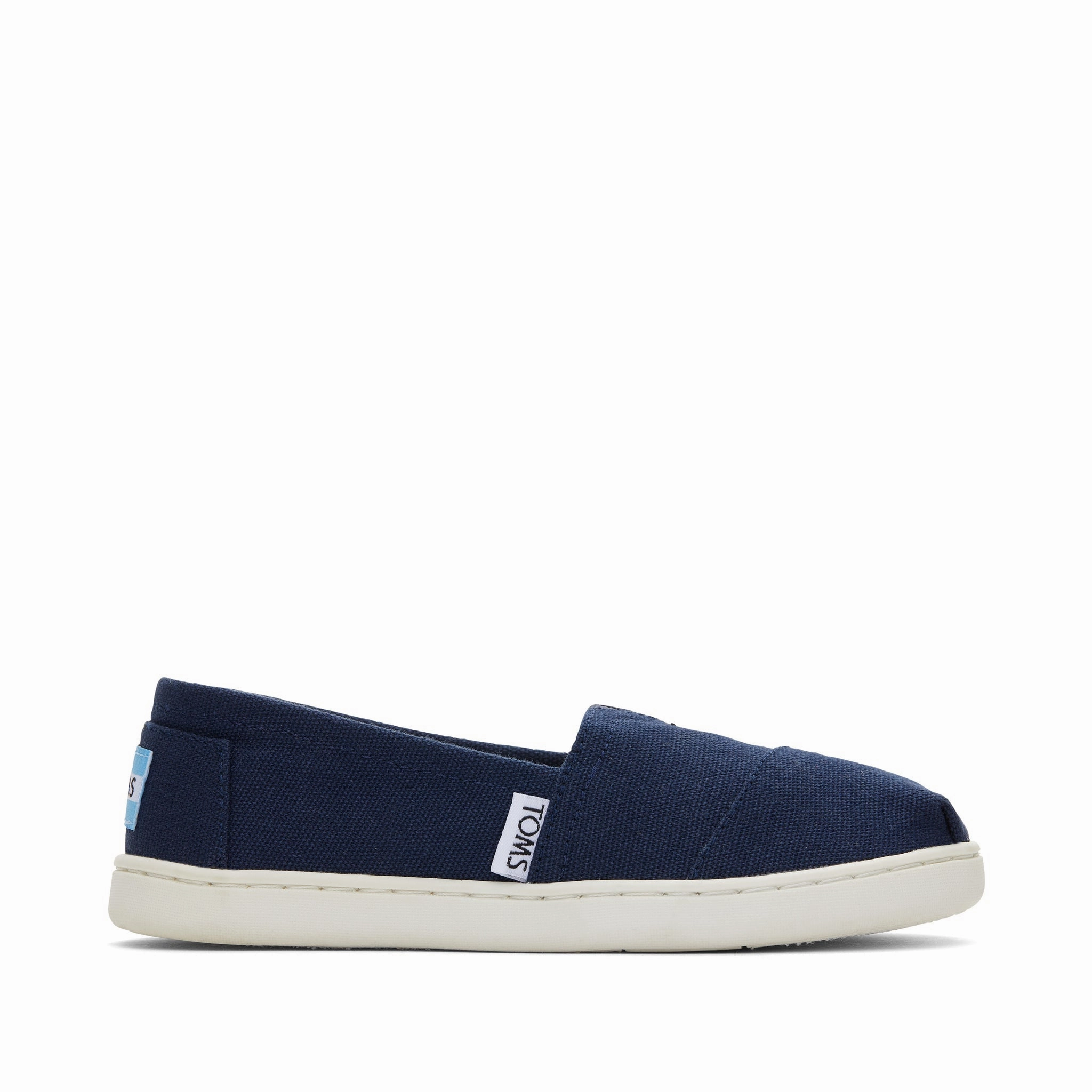 Flexible Arch Support Youth Alpargata Navy Canvas Kids Shoe