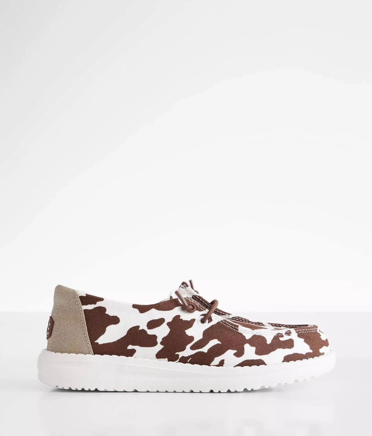 Tensile Lacing Youth Cowgirl Sparkle Shoes In Brown & White