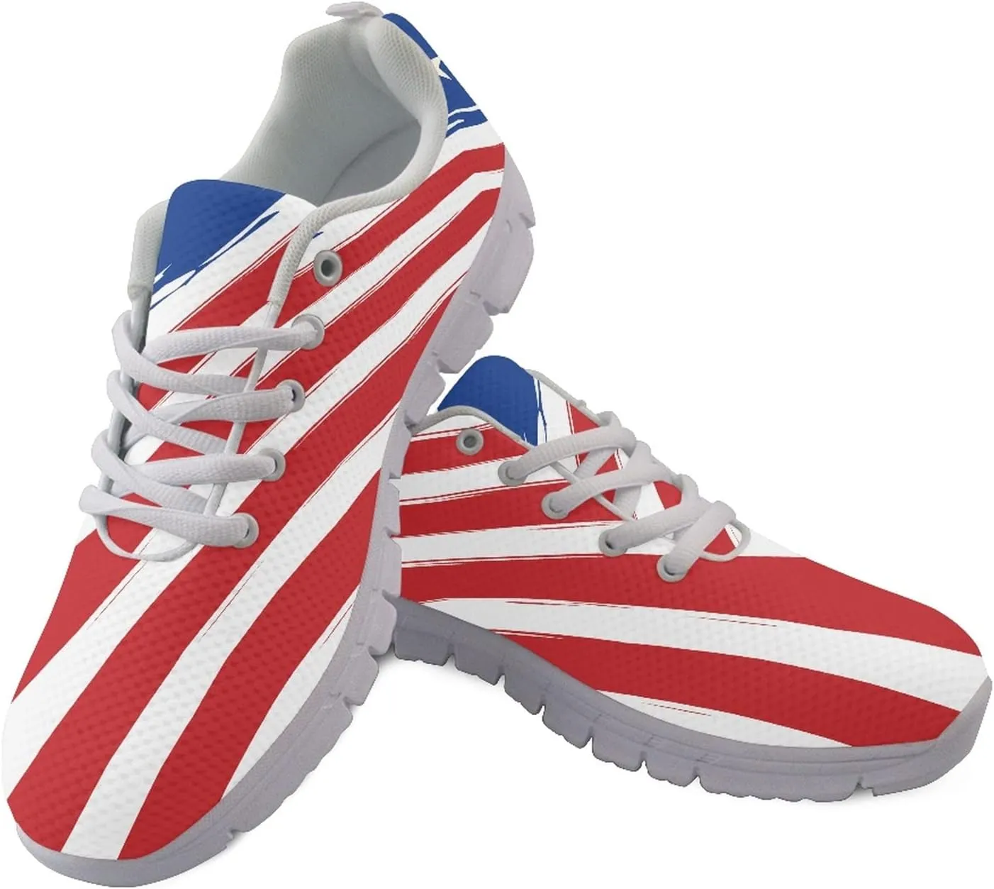 Yzaoxia Walking Shoes Women Breathable Mesh Sneakers Lightweight Sports Shoes Ladies Size 5-15