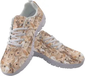 Yzaoxia Walking Shoes Women Breathable Mesh Sneakers Lightweight Sports Shoes Ladies Size 5-15