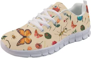 Yzaoxia Walking Shoes Women Breathable Mesh Sneakers Lightweight Sports Shoes Ladies Size 5-15