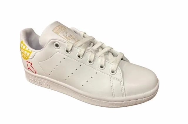 Adidas Originals scarpa sneakers da donna Stan Smith W FX5679 bianco tempo running over - pronation