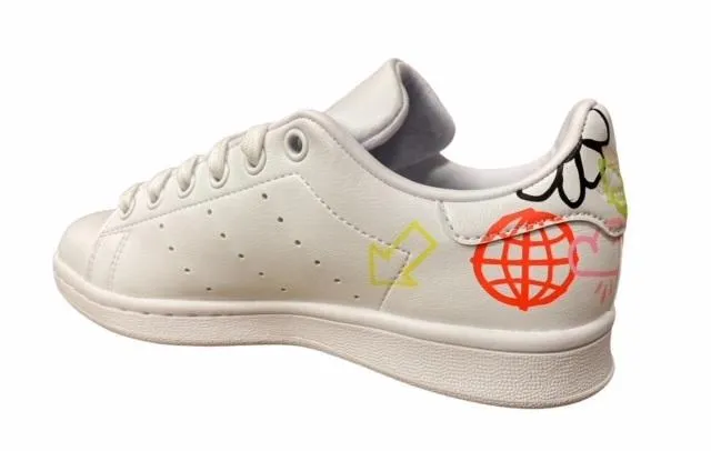 Adidas Originals scarpa sneakers da donna Stan Smith W FX5679 bianco high - arch shoes