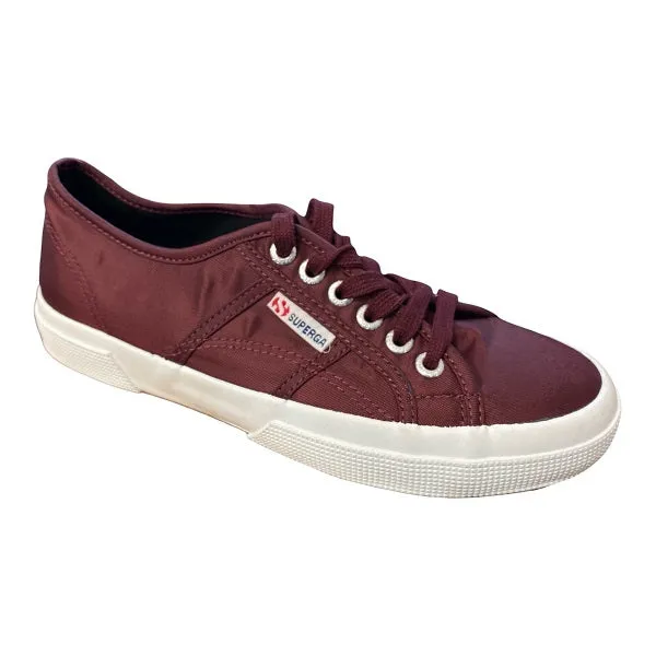 Superga scarpa sneakers da adulto 2750 Plus Nylon S00APB0 A77 marrone Ventilated Footbed Design