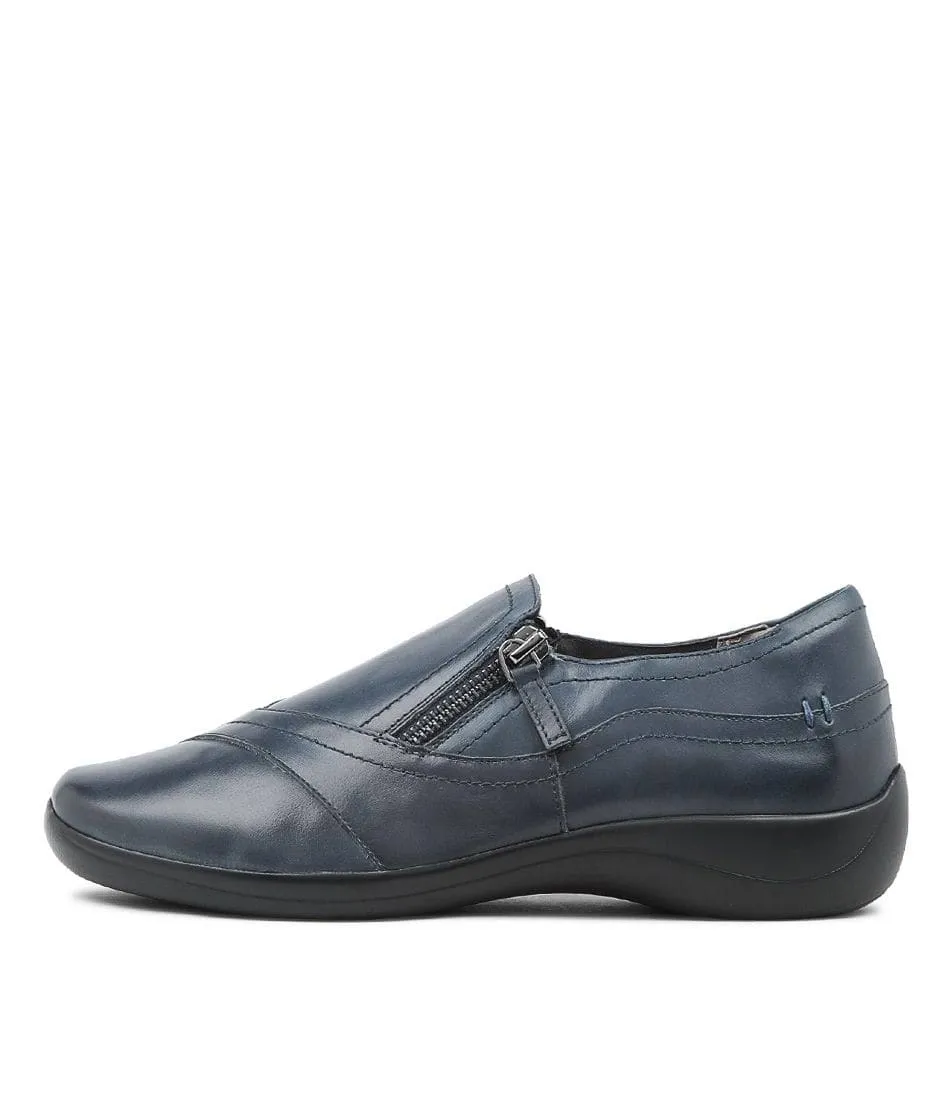 Ziera Women's Jewells ZR Slip On Shoes- Navy