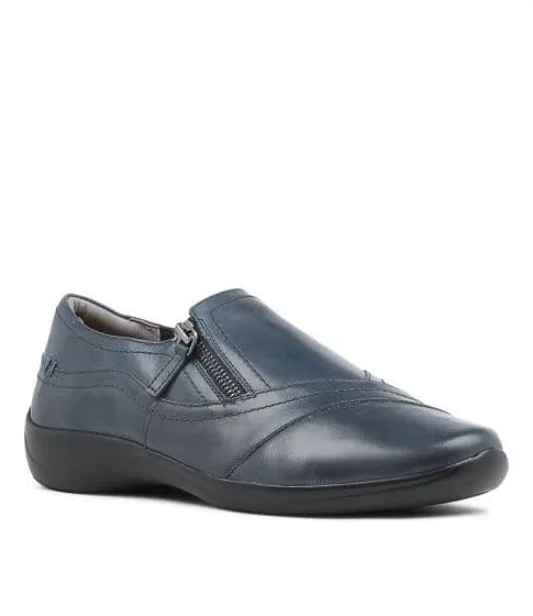 Ziera Women's Jewells ZR Slip On Shoes- Navy